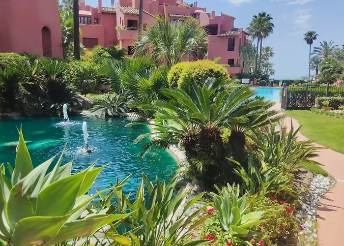 Luxury Beachfront Heated Pool & & Gym-ehhouse * Estepona